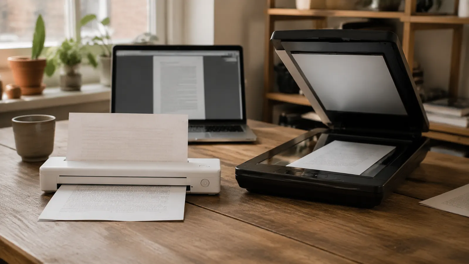Brother DS-640 vs Flatbed Scanner: Which Fits a Home Office Desk